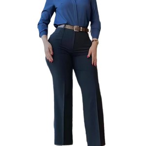 Nuovi <span class=keywords><strong>Pantaloni</strong></span> Modellanti Aderenti da <span class=keywords><strong>Donna</strong></span> per l'Autunno, Stile Fresco e Dolce, Patchwork, Vita Alta, Vestibilità Skinny - Product Image 1