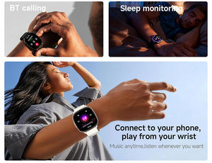 Montre connectée Amoled Screen HD17 Air, application FitCloudPro, ultra-fine, étanche IP68, appels Bluetooth, surveillance de la fréquence cardiaque, montre connectée sport - Product Image 2