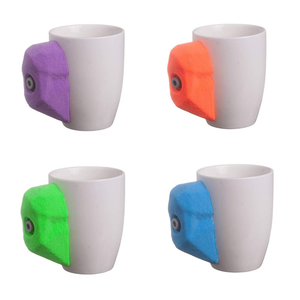 Tasse d'escalade en céramique Tasse d'escalade avec pincement Tasse d'escalade en porcelaine de qualité supérieure personnalisée colorée créative minimaliste - Product Image 3