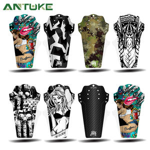 Garde-boue de vélo Cnlee en fibre de carbone, texture carbone, largeur 15,6 cm, universel pour VTT de descente, protection contre la poussière des roues - Product Image 3