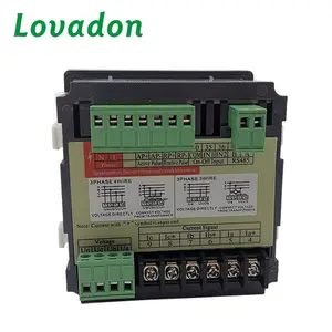 Medidor de potencia eléctrico con pantalla Lcd de 220V, medidor de corriente trifásico, frecuencia de voltaje, energía Led, medidor de electricidad