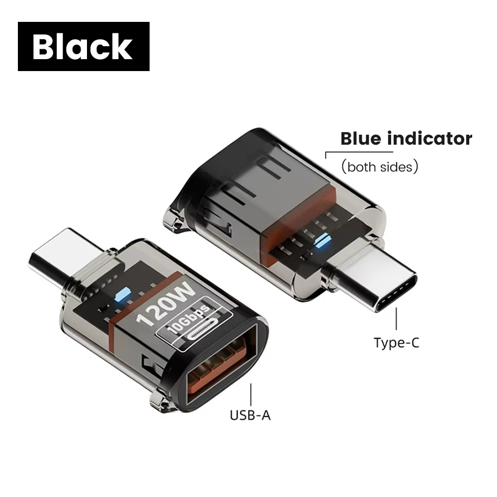NEGRO transparente-Tipo-c-MGA320