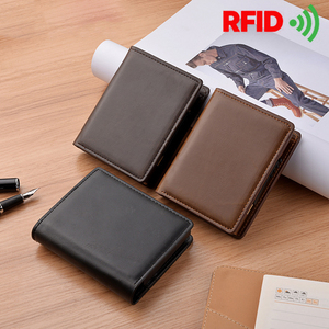 Minibook Business Anti-theftMini Small <strong>Personalised</strong> Clip Pop up <strong>Wallet</strong> Custom Smart Rfid Pu Leather Credit Card Holder <strong>Wallet</strong> - Product Image 3