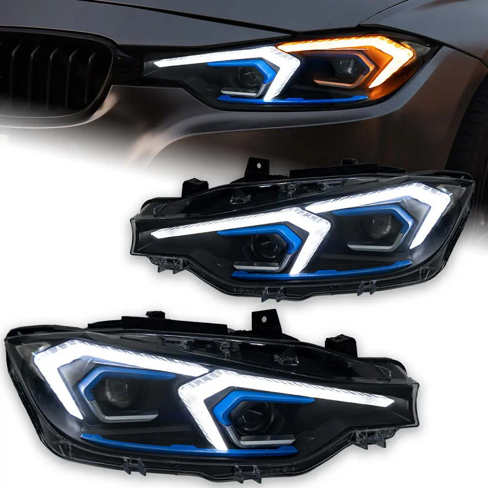 AKD Car Styling Head Lamp for BMW F30 LED Headlight Projector Lens F31 318i 320i 323i 325i 330i 335i DRL Signal Automotive