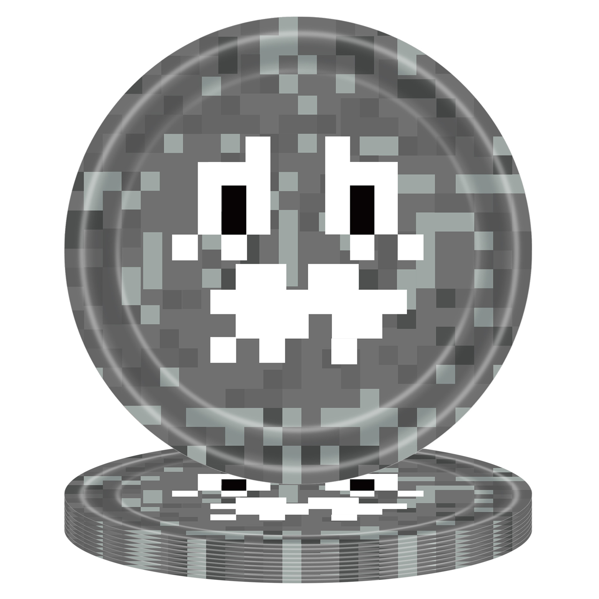 Gray square 7 inch disc-10 pieces