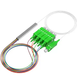 Fbt copuler разделитель 0,9 мм 2way 4way 8way FTTH mini steel tube splitter Волоконно-оптический микро ПЛК разделитель