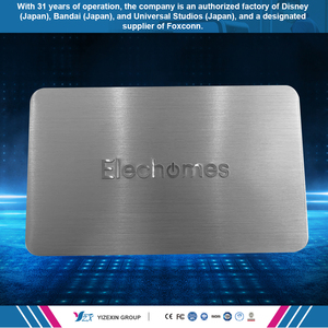 Dimensioni personalizzate 200x300MM targhette in alluminio inossidabile anodizzato a doppio colore gamma 3.0MM-0.5MM per attrezzature in metallo - Product Image 5