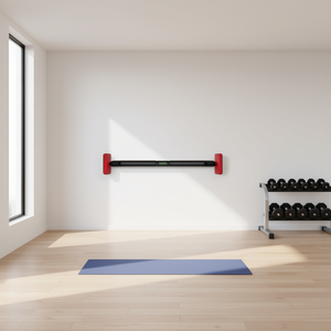 Luxury Automatic Door <b>Bar</b> 75-95 Level Red and Black Horizontal <b>Bars</b> - Product Image 2