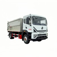 Camion compacteur à ordures diesel Dongfeng Dolika D9, nouveau modèle, 12 mètres cubes, fabricant avec garantie de 5 ans