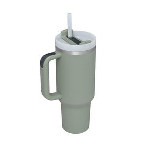 Vaso de acero inoxidable con aislamiento de 40 oz de segunda generación para coche con pajita y ASA, accesorio para bebidas 304 de grado alimenticio - Product Image 4