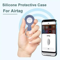 Étuis en silicone souple personnalisés, étuis anti-perte, étuis pour traceur GPS pour animaux de compagnie, porte-clés, housses pour Apple Airtags