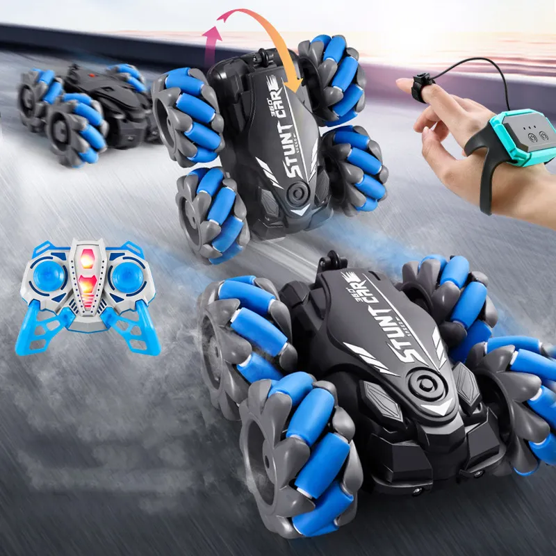 Factory Wholesale 2.4G Stunt Remote Control Car Cool Drift RC Cars With Light Radio Control Toys For Kids