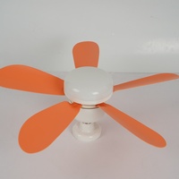 Ventilateur silencieux à cinq pales à économie d'énergie en forme de fleur Lustre Ventilateur Lumière à faible bruit Simple Décoration de la maison