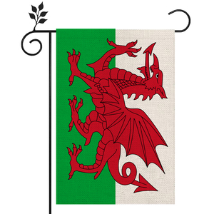 La décoration d'atmosphère unique de drapeau de jardin de cour du pays de Galles peut être adaptée aux besoins du client 18*12 dedans - Product Image 4