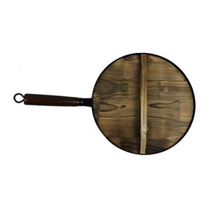 Zhangqiu Poêle en fer Non-enduit Non-lampblack Poêle en fonte antiadhésive forgée à la main Dragon Saveur <span class=keywords><strong>Wok</strong></span> Vente en gros - Product Image 5