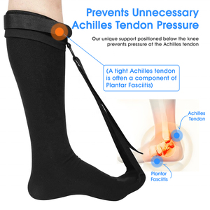 Kaos Kaki Kompresi Plantar Fasciitis Anti Selip untuk Meredakan Nyeri Tumit, Tendonitis <span class=keywords><strong>Achilles</strong></span> & Penyangga Lengkung Kaki Tinggi - Product Image 1
