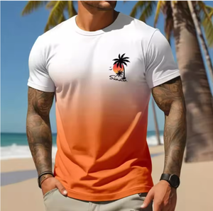 Camiseta de hombre de <span class=keywords><strong>moda</strong></span> informal diaria, camiseta de manga corta holgada y có<span class=keywords><strong>moda</strong></span> de <span class=keywords><strong>estilo</strong></span> <span class=keywords><strong>urbano</strong></span> de verano para correr para hombre - Product Image 3