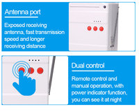 Interrupteur intelligent sans fil triphasé haute puissance Honest HT-7380WB-3 380V, portée 3KM, RF433MHZ, 32A -20-50