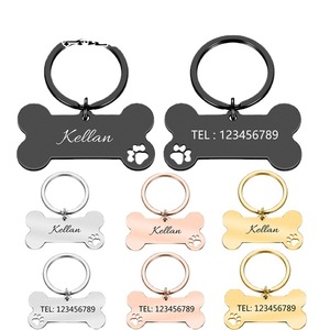 Anti-lost Personalized Pet Identity <b>Tag</b> <b>Dog</b> Collar Engraved Pet Identity <b>Tag</b> Puppy Pendant Pet Accessories - Product Image 1