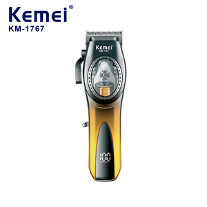 Tondeuse à cheveux sans fil rechargeable Kemei Km-<span class=keywords><strong>1767</strong></span>, machine à couper les cheveux, moteur magnétique rapide, tondeuse à cheveux pour <span class=keywords><strong>salon</strong></span> <span class=keywords><strong>de</strong></span> coiffure - Product Image 2