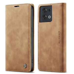 เคสหนังวินเทจสำหรับ <span class=keywords><strong>Oppo</strong></span> Reno 8 Pro เคสโทรศัพท์แบบพับได้ 360 องศา พร้อมแม่เหล็กสำหรับ Reno 7 Pro 5G, <span class=keywords><strong>Oppo</strong></span> A96, A95, F19, S14 - Product Image 1