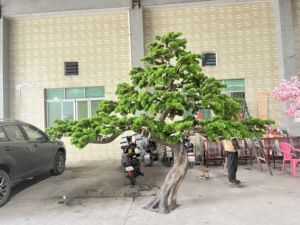 Fatto a mano in fibra di vetro tronco interno grande <span class=keywords><strong>Bonsai</strong></span> artificiale pino albero di pino artificiale per la casa decorazione paesaggistica - Product Image 4