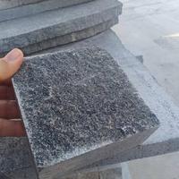 Pavés en granit noir naturel de 3 cm d'épaisseur, 10*10, vente en gros