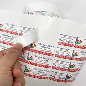 Factory Direct Printing Packaging Label sticker labels for pill bottle self adhesive pharmacy medical prescription bottle label