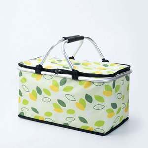 Cesta Nevera Plegable Portátil para Picnic al Aire Libre, Aislada, de Gran Capacidad, Multifuncional, para 4 Personas, con Cierre y Bolsa para Almuerzo - Product Image 6