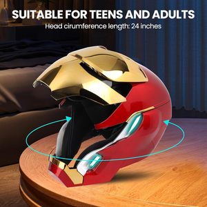 Casco de <span class=keywords><strong>Iron</strong></span> <span class=keywords><strong>Man</strong></span> MK50 con Comando de Voz, Máscara de Superhéroe Usable, Gran Venta - Product Image 6