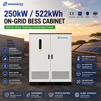 Système de stockage d'énergie modulaire 522 kWh 250 kW à refroidissement liquide C I BESS LiFePO4, armoire intégrée PCS EMS pour centre de données, 8000+ cycles