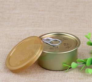 Boîte en métal pour <span class=keywords><strong>thon</strong></span>, vente chaude, qualité alimentaire, taille personnalisée, emballage en boîte en métal, boîte en métal blanche à l'épreuve des enfants - Product Image 3