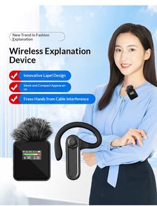 ระบบไกด์นำเที่ยวไร้สายแบบหนีบปกเสื้อ 2.4G ระยะ 200 เมตร แปลภาษาพร้อมกัน เสียงคมชัด สำหรับการท่องเที่ยวและการสอน - Product Image 6
