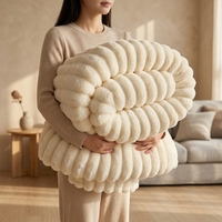 Couverture en fausse fourrure de lapin toute saison, en polaire épaisse et flanelle, douce et moelleuse, pour la maison, couverture de canapé moelleuse