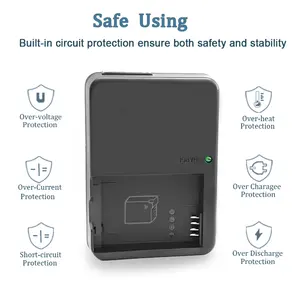 <span class=keywords><strong>Chargeur</strong></span> de batterie DE-A79 A79 DEA79 pour <span class=keywords><strong>Panasonic</strong></span> <span class=keywords><strong>LUMIX</strong></span> G5, DMW-BLC12 de caméra G6, DMW-BLC12E, batterie DMC-GH2GK BLC12 GH2GK DC12 - Product Image 4