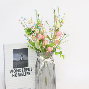 JUXINDA rami artificiali di uova di pasqua ramoscelli decorativi d'uovo per la primavera Easter Party decorazioni centrotavola tavola di casa - Product Image 1