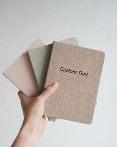 Leather Cover Personalized Custom A5 Hardcover Notebook with Elegant Inner Pages for Wellness Self Care <b>Journal</b> Gift - Product Image 1