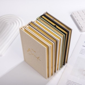 Nueva llegada planificador de tapa dura personalizado libro de invitados <span class=keywords><strong>diario</strong></span> impreso cuero <span class=keywords><strong>boda</strong></span> cuadernos caja votos regalo - Product Image 4