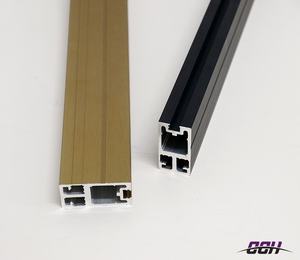 Perfil de armario de vidrio multifuncional: marco de aluminio integrado para vitrinas y vitrinas de vino - Product Image 3