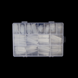 Venta al por mayor: Colección completa de puntas de uñas postizas de doble forma, almohadillas de silicona reutilizables y set de pegatinas de silicona para arte de uñas, para forma francesa de doble capa. - Product Image 6