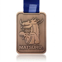 [Design 2026] Médaille de récompense personnalisée en alliage de zinc durable, rectangulaire, gravée au laser 3D, souvenirs, médailles avec logo par sublimation, ruban