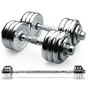 Chine Fabricant Ensemble d'haltères peints en noir 15kg <span class=keywords><strong>Kit</strong></span> De Mancuernas - Product Image 4
