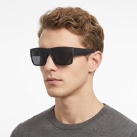 Lunettes de soleil polarisées carrées classiques pour hommes, protection UV400, monture légère en TR90, pour la conduite, la pêche, lunettes de soleil tendance, Gafas