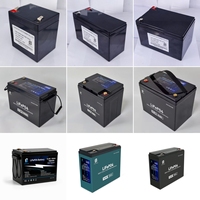 Batería LiFePO4 de ciclo profundo sin mantenimiento, de 12V y capacidades de 6Ah, 8Ah, 10Ah, 12Ah, 15Ah, 18Ah, 20Ah, 30Ah, 40Ah, 45Ah, 50Ah, 60Ah, 75Ah, tipo SLA, ligera y de fácil instalación.