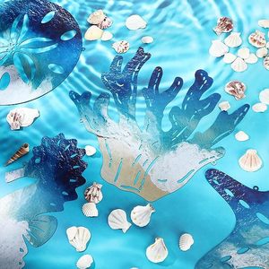 Nuovo arrivo decorazioni da parete <span class=keywords><strong>casa</strong></span> soggiorno spiaggia <span class=keywords><strong>mare</strong></span> animale arte decorazioni da parete in metallo per la <span class=keywords><strong>casa</strong></span> di lusso - Product Image 5