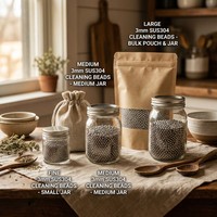 Billes de nettoyage pour verres à vin en acier inoxydable 316, très bien notées pour les bouteilles à col étroit, tailles personnalisées