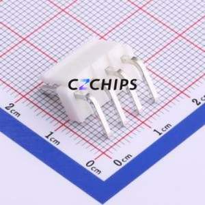 HX39601-4WAG Wire-to-Board Pin Header Bent Lead Through Hole,P=3.96mm Connector 1x4P 3.96mm Right Angle Insert VH - Product Image 2