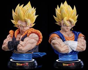 Buste en résine GK grandeur nature personnalisé, anime japonais Goku Gogeta Vegeta, statue pour collection, cadeau, fête d'anime, activités <span class=keywords><strong>manga</strong></span> - Product Image 2