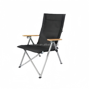 Sedia Pieghevole da Campeggio per Esterni, Reclinabile Casual con Schienale Alto, Sedia da Picnic Sea Dog per Esterni - Product Image 1