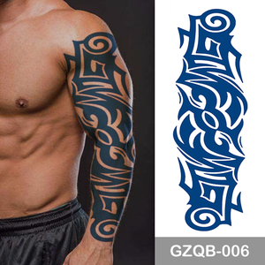 <span class=keywords><strong>Tatuajes</strong></span> Temporales de <span class=keywords><strong>Brazo</strong></span> Completo Semipermanentes con Diseños <span class=keywords><strong>Tribales</strong></span> al por Mayor, Resistentes al Agua, No Tóxicos, con Tinta de Jugo, <span class=keywords><strong>para</strong></span> <span class=keywords><strong>Hombres</strong></span> y Mujeres - Product Image 4